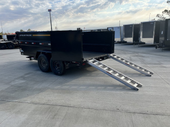 New NEW 2025 Southland14ft Low Profile HIGH SIDE Dump Trailer 2-8000 lb axles = 16K with Aluminum Ramps and TARP