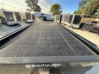 New NEW 2025 Southland14ft Low Profile HIGH SIDE Dump Trailer 2-8000 lb axles = 16K with Aluminum Ramps and TARP