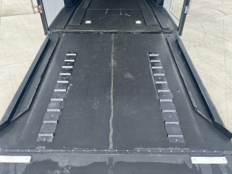 Used 2023 AERO 8.5x20 +2’V SNOW BEAR EXTRA TALL 7’ 7” QUALITY Enclosed Rear Ramp Car Hauler Cargo Trailer