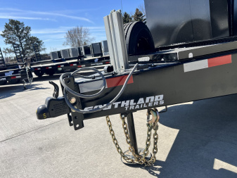 New NEW 2025 Southland 7x16 hydraulic Jack Heavy Duty Dump Trailer 2-10000 lb TORSION axles =20K aluminum ramps and Tarp Included
