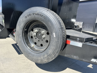 New NEW 2025 Southland 7x16 hydraulic Jack Heavy Duty Dump Trailer 2-10000 lb TORSION axles =20K aluminum ramps and Tarp Included