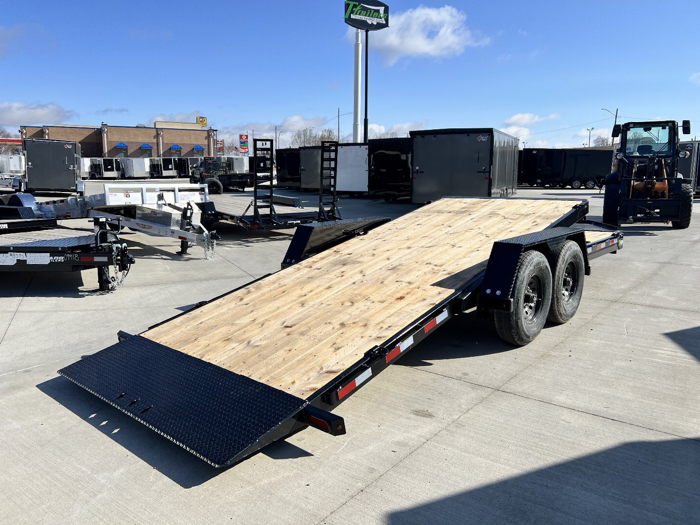 New 2025 Southland 20 ft = 16 ft Tilt + 4 ft flat Gravity Tilt HEAVY DUTY 16K Trailer