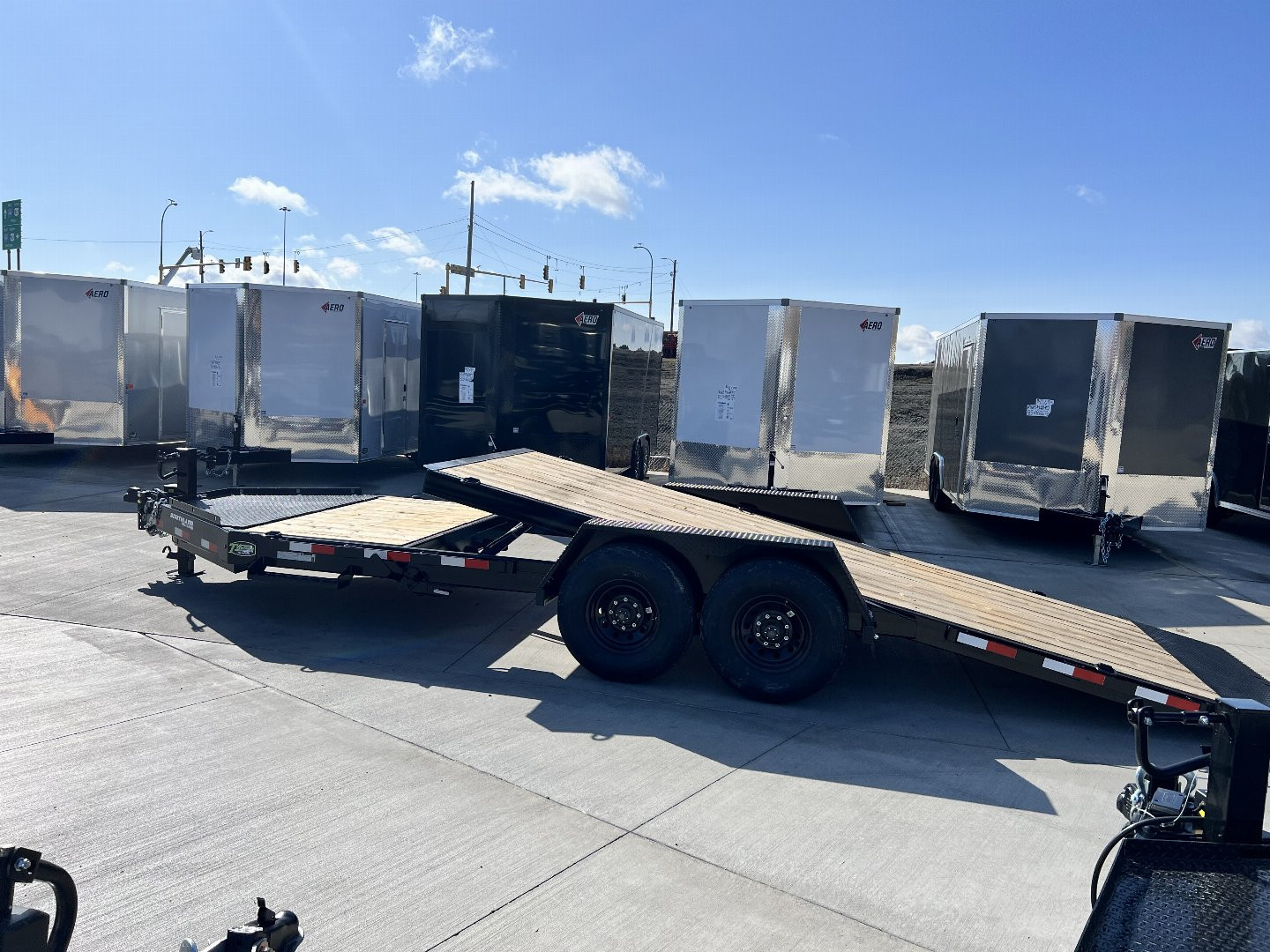 New 2025 Southland 20 ft = 16 ft Tilt + 4 ft flat Gravity Tilt HEAVY DUTY 16K Trailer