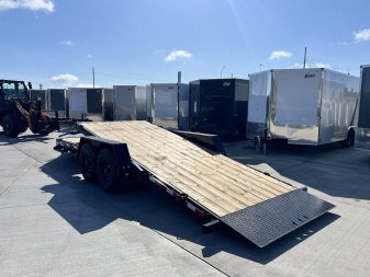New 2025 Southland 20 ft = 16 ft Tilt + 4 ft flat Gravity Tilt HEAVY DUTY 16K Trailer