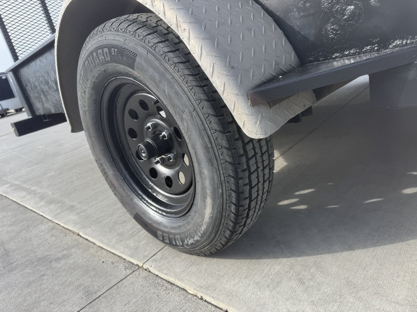 Used 2018 DooLittle 84x14' Utility trailer with steel sides, tool box