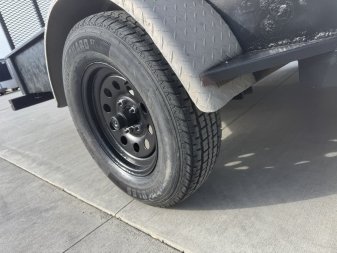 Used 2018 DooLittle 84x14' Utility trailer with steel sides, tool box