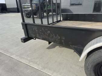 Used 2018 DooLittle 84x14' Utility trailer with steel sides, tool box
