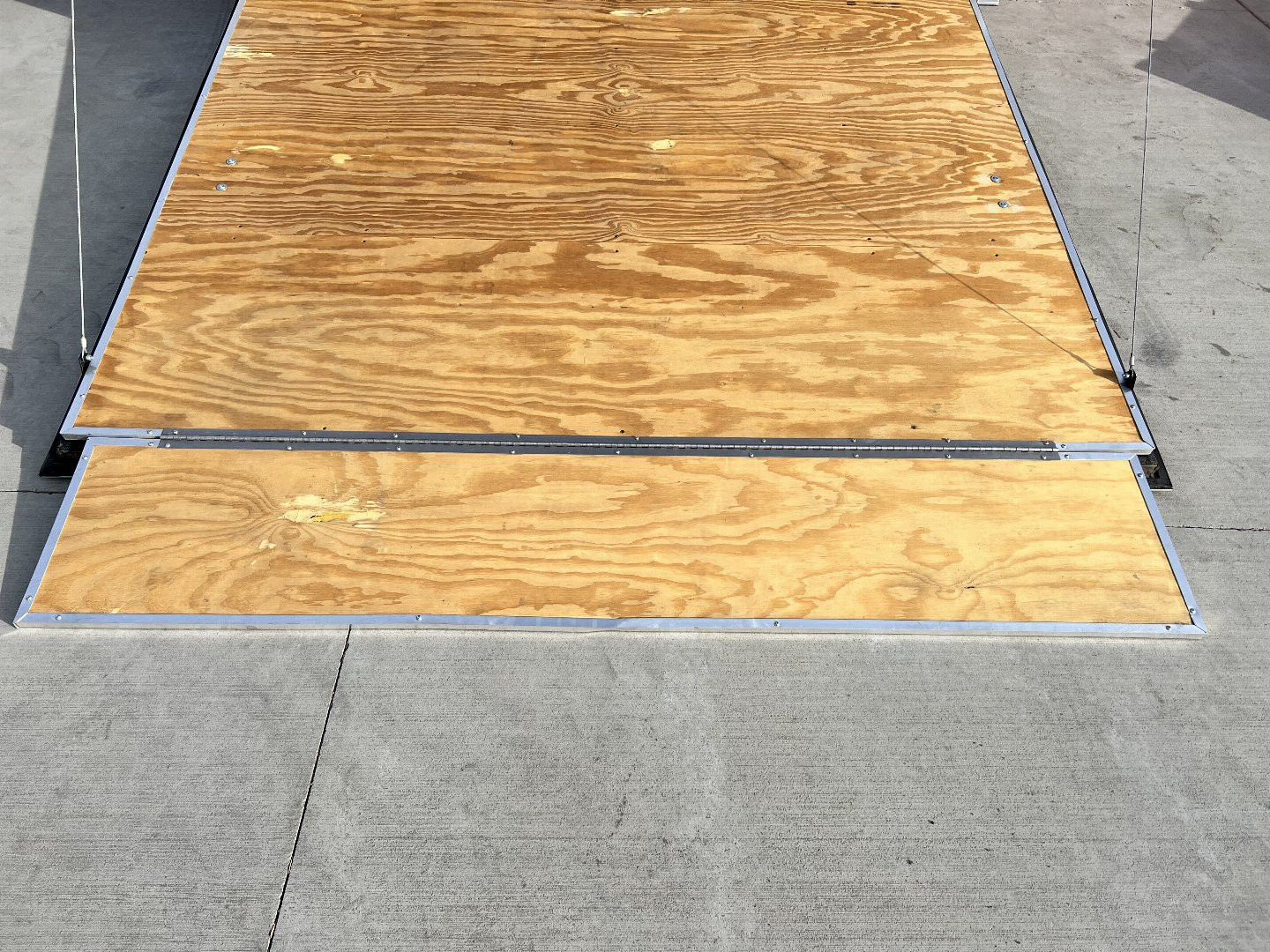 Used 2021 Freedom 8.5x20 Rear Ramp Enclosed Cargo Hauler Trailer 10K