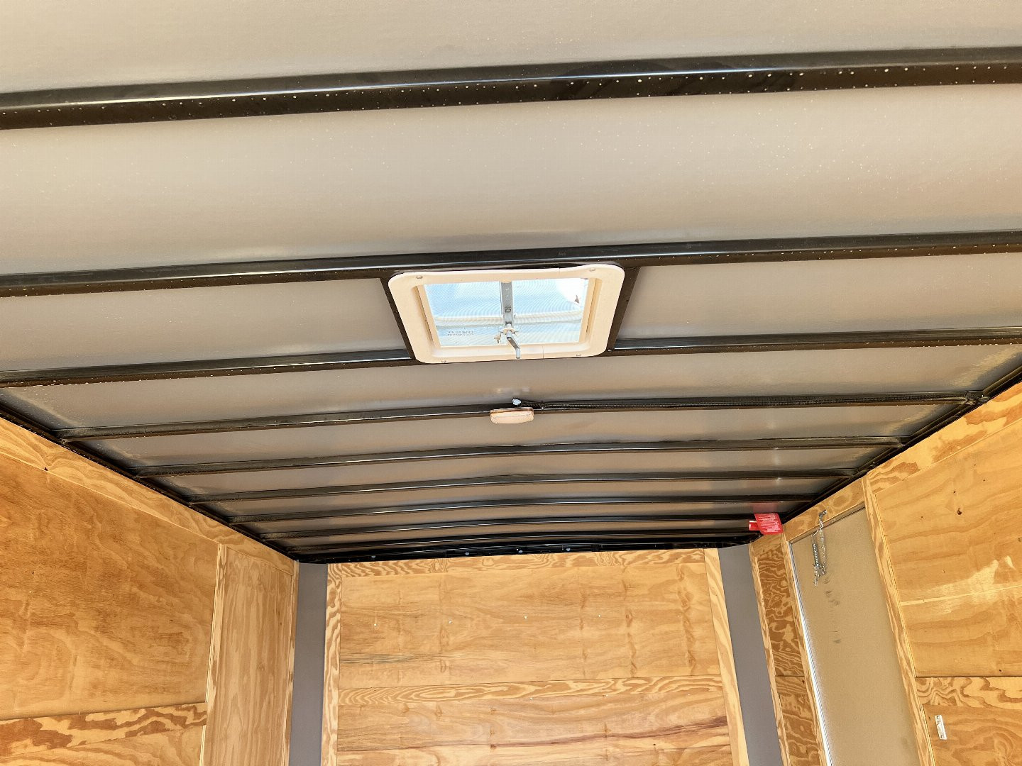 Used 2021 Freedom 8.5x20 Rear Ramp Enclosed Cargo Hauler Trailer 10K