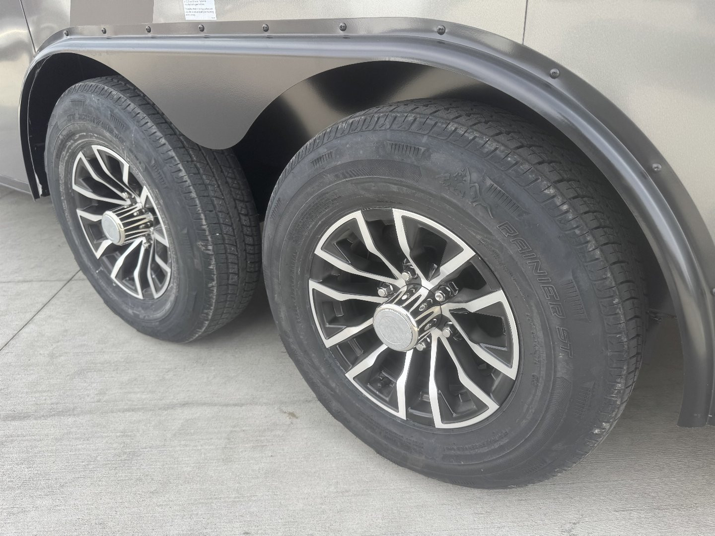 New NEW 2025 AERO 8.5x24 +2’V 7' TALL WING -BLACKOUT  EDITION - QUALITY Enclosed Rear Ramp Car Hauler Cargo Trailer