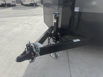 New NEW 2025 AERO 8.5x24 +2’V 7' TALL WING -BLACKOUT  EDITION - QUALITY Enclosed Rear Ramp Car Hauler Cargo Trailer