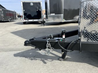 New 2025 H&H 7x14 +2’V TALL 7’ Enclosed Rear Ramp Car Hauler Cargo Trailer