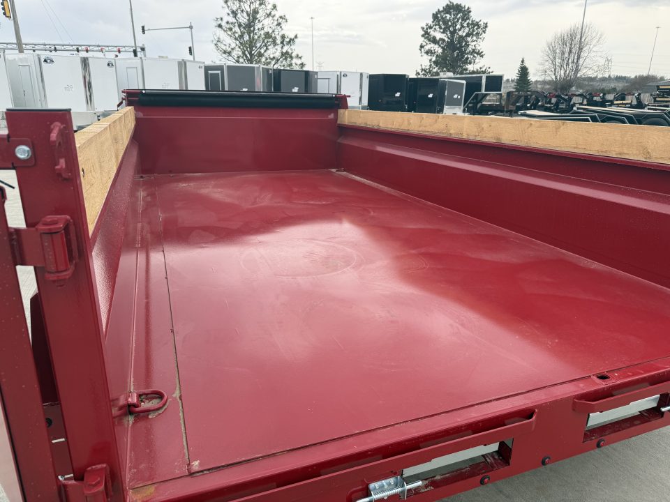 New NEW 2026 Southland 14ft Low Profile Dump Trailer 2-7000 lb axles =14K with Ramps