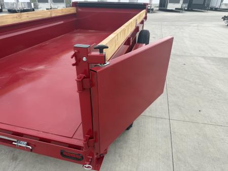 New NEW 2026 Southland 14ft Low Profile Dump Trailer 2-7000 lb axles =14K with Ramps