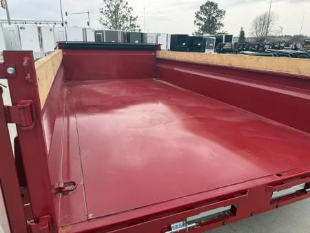 New NEW 2026 Southland 14ft Low Profile Dump Trailer 2-7000 lb axles =14K with Ramps