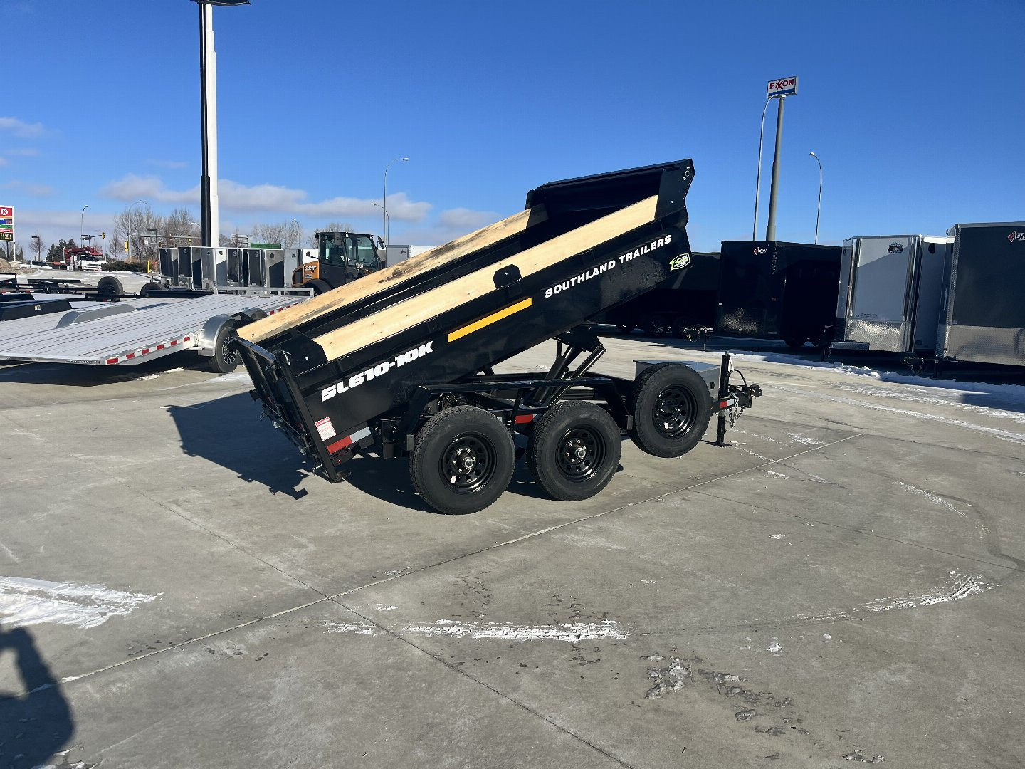 New NEW 2026 Southland 6x12’ Low Profile SCISSOR Lift Dump Trailer 2-5200 lb axles