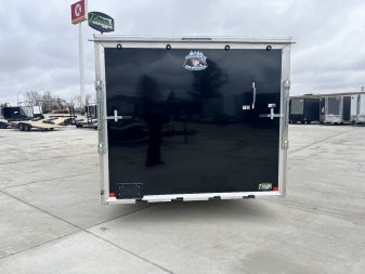 New 2025 Bighorn R&M 8.5x24 + 2’V Nose Rear Ramp Enclosed Cargo Trailer Car Hauler