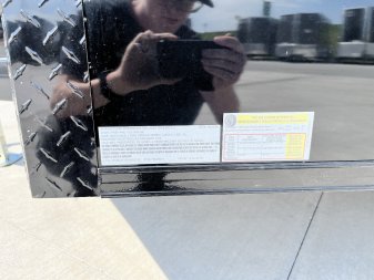 New NEW 2025 AERO 8.5x24 +2’V TALL 7’ .080 POLYCORE exterior BLACKOUT  EDITION - QUALITY Enclosed Rear Ramp Car Hauler Cargo Trailer