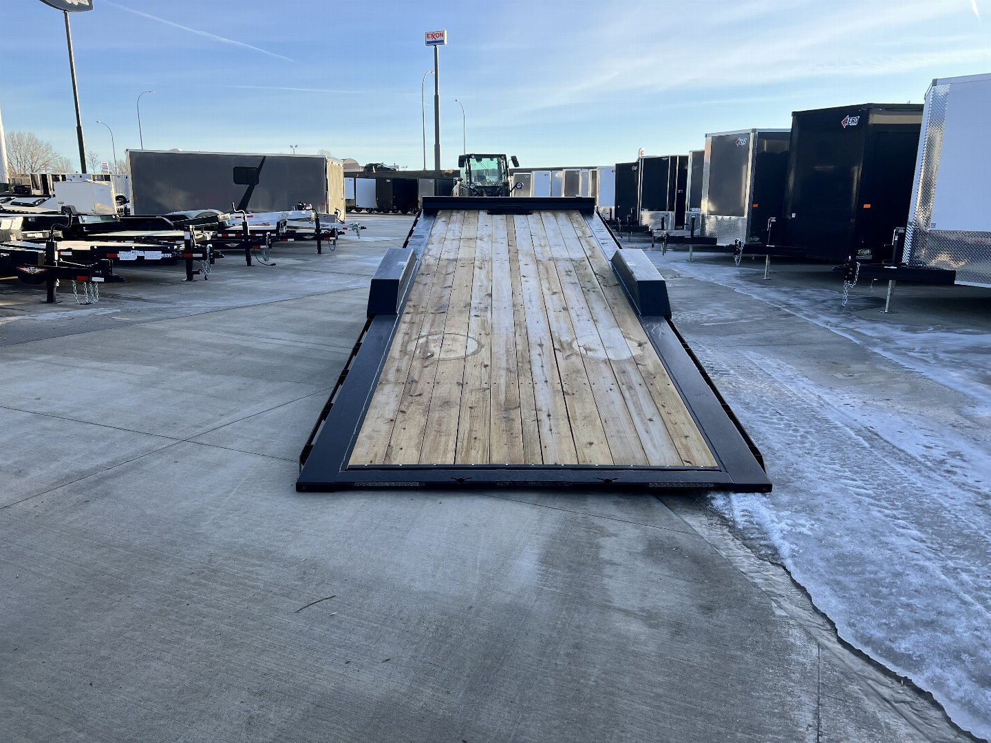 New NEW 2025 H&H Speedloader 24’ POWER TILT Drive Over Fender flatbed EXTRA WIDE 102” 2-7000 lb axles = 14K