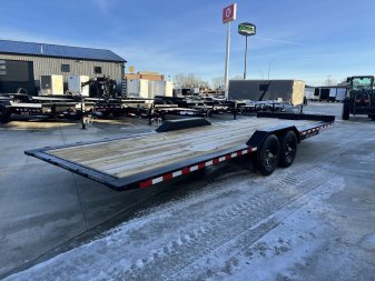 New NEW 2025 H&H Speedloader 24’ POWER TILT Drive Over Fender flatbed EXTRA WIDE 102” 2-7000 lb axles = 14K