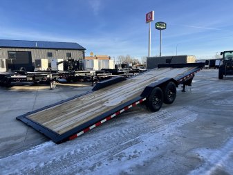 New NEW 2025 H&H Speedloader 24’ POWER TILT Drive Over Fender flatbed EXTRA WIDE 102” 2-7000 lb axles = 14K