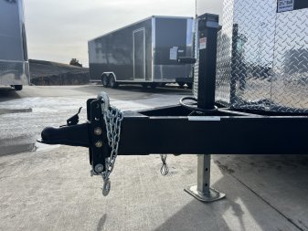 New NEW 2025 AERO 8.5x24 + 2’V, 7’ TALL, WHITE Interior, QUALITY Enclosed Rear Ramp Car Hauler Cargo Trailer
