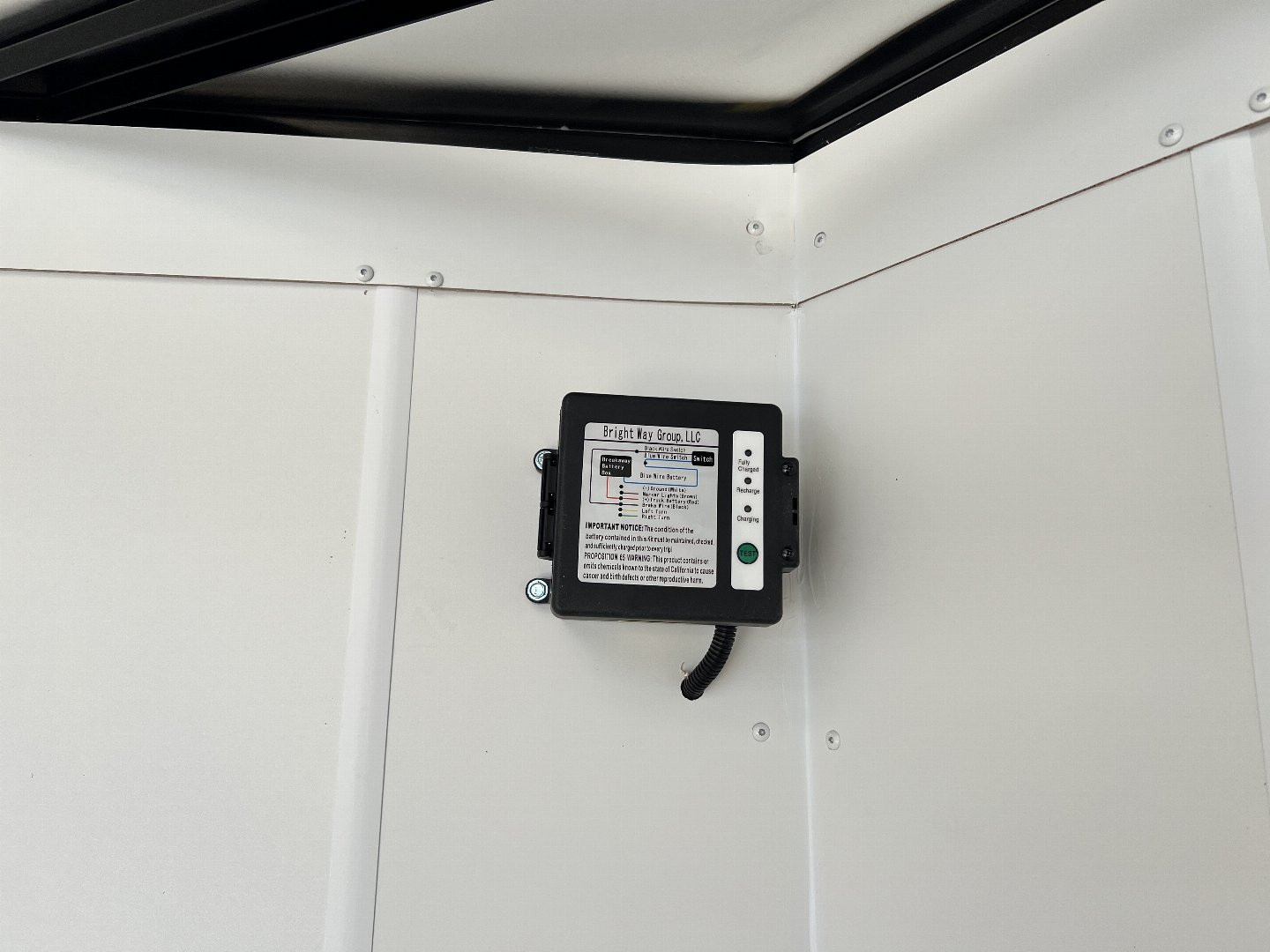 New 2025 AERO 8.5x20 +2’V 7' TALL WHITE Interior 4'X4' ESCAPE DOOR, BLACKOUT  EDITION QUALITY .080 Poly Core Enclosed Rear Ramp Car Hauler Cargo Trailer