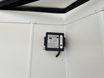 New 2025 AERO 8.5x20 +2’V 7' TALL WHITE Interior 4'X4' ESCAPE DOOR, BLACKOUT  EDITION QUALITY .080 Poly Core Enclosed Rear Ramp Car Hauler Cargo Trailer