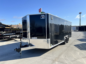 New 2027 R&M 8.5x20 + 2’V Rear Ramp Enclosed Cargo Trailer Car Hauler