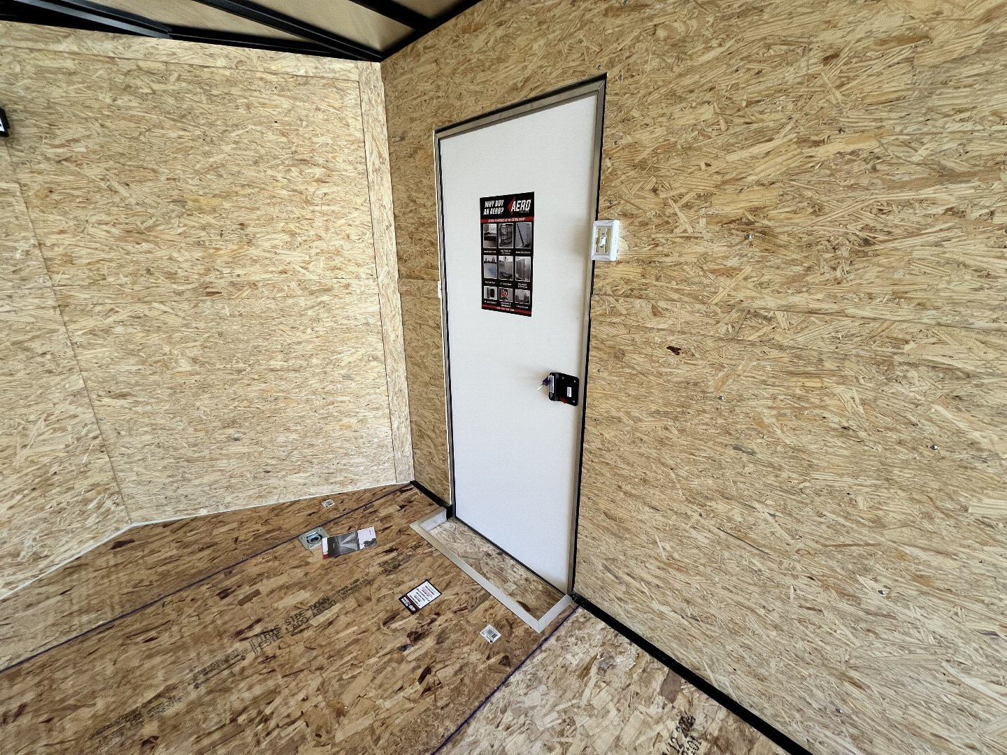 New NEW 2025 AERO 8.5x20 +2’V, 7’ TALL,3/8" wood Interior, QUALITY Enclosed Rear Ramp Car Hauler Cargo Trailer
