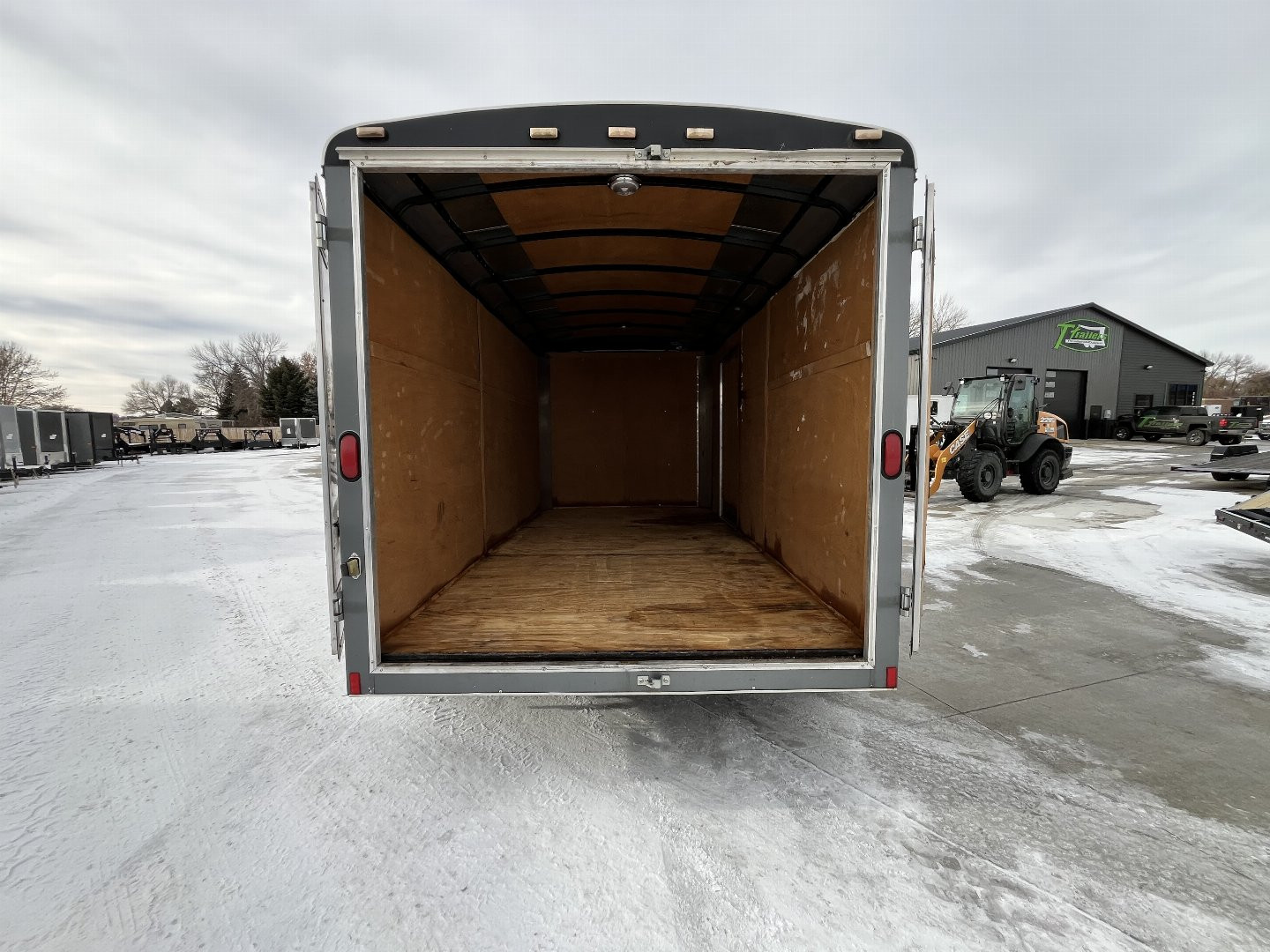 Used 2005 7x14 Haulmark Double Doors enclosed Trailer