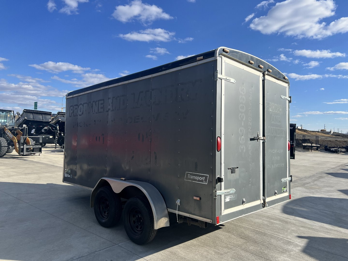 Used 2005 7x14 Haulmark Double Doors enclosed Trailer