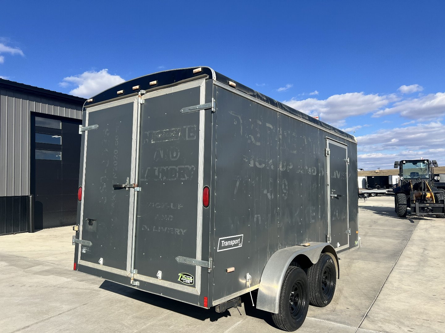 Used 2005 7x14 Haulmark Double Doors enclosed Trailer