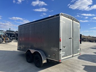 Used 2005 7x14 Haulmark Double Doors enclosed Trailer