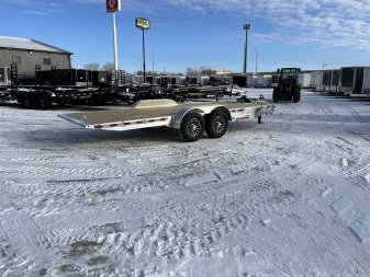 New NEW 2025 H&H Speedloader with 12K WINCH ALUMINUM 20’ POWER TILTbed flatbed Trailer 2-7000 lb axles =14K