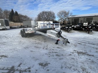 New NEW 2025 H&H Speedloader with 12K WINCH ALUMINUM 20’ POWER TILTbed flatbed Trailer 2-7000 lb axles =14K
