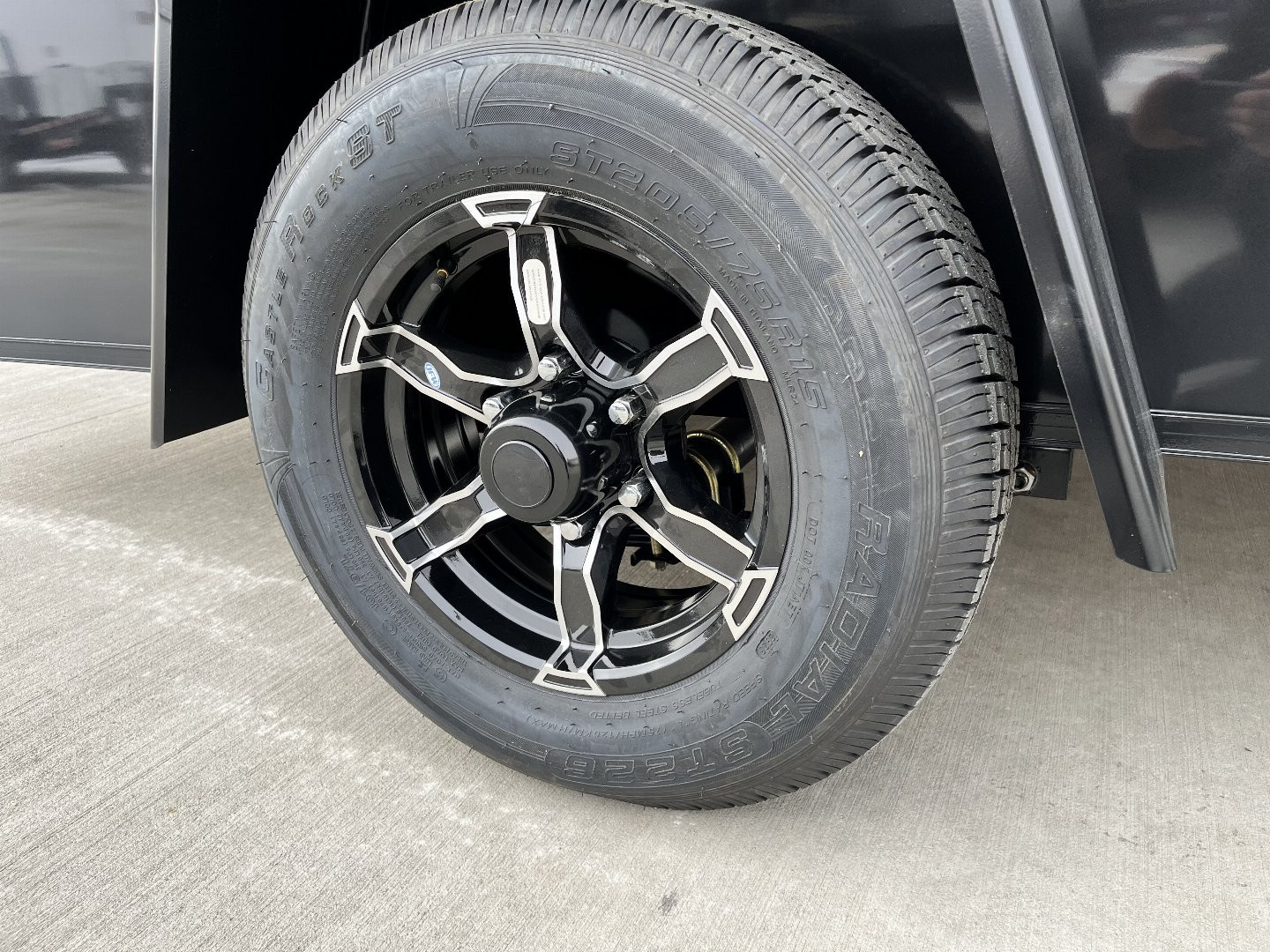 New NEW 2025 AERO 6x12 +2V BLACKOUT Edition, White Interior, QUALITY Enclosed Rear Ramp Cargo Trailer