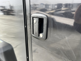 New NEW 2025 AERO 6x12 +2V BLACKOUT Edition, White Interior, QUALITY Enclosed Rear Ramp Cargo Trailer