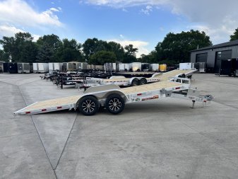 New NEW 2025 H&H Speedloader Low Profile ALUMINUM 20’ POWER TILT 2-3500 lb axles=7K Tilt Trailer
