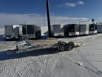 New NEW 2025 H&H Speedloader Low Profile ALUMINUM 18’ POWER TILT 2-3500 lb axles=7K Tilt Trailer