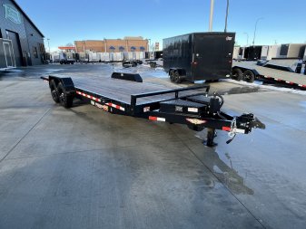 New NEW 2024 H&H Speedloader 24’ POWER TILTbed flatbed Trailer 2-7000 lb axles =14K
