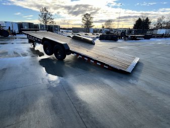 New NEW 2024 H&H Speedloader 24’ POWER TILTbed flatbed Trailer 2-7000 lb axles =14K