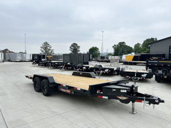 New NEW 2025 H&H Speedloader 18’ POWER TILT 2-3500 lb axles=7K winch plate Tilt Trailer