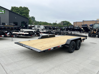 New NEW 2025 H&H Speedloader 18’ POWER TILT 2-3500 lb axles=7K winch plate Tilt Trailer
