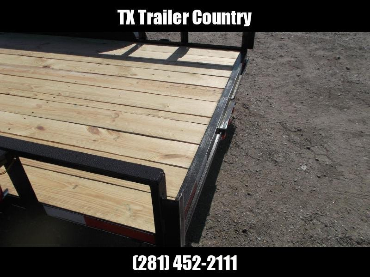 New 2024 J&C Trailers 77x16 Utility Trailer / Lowboy Trailer / No Gate or Ramps