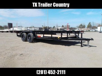 New 2024 J&C Trailers 77x16 Utility Trailer / Lowboy Trailer / No Gate or Ramps