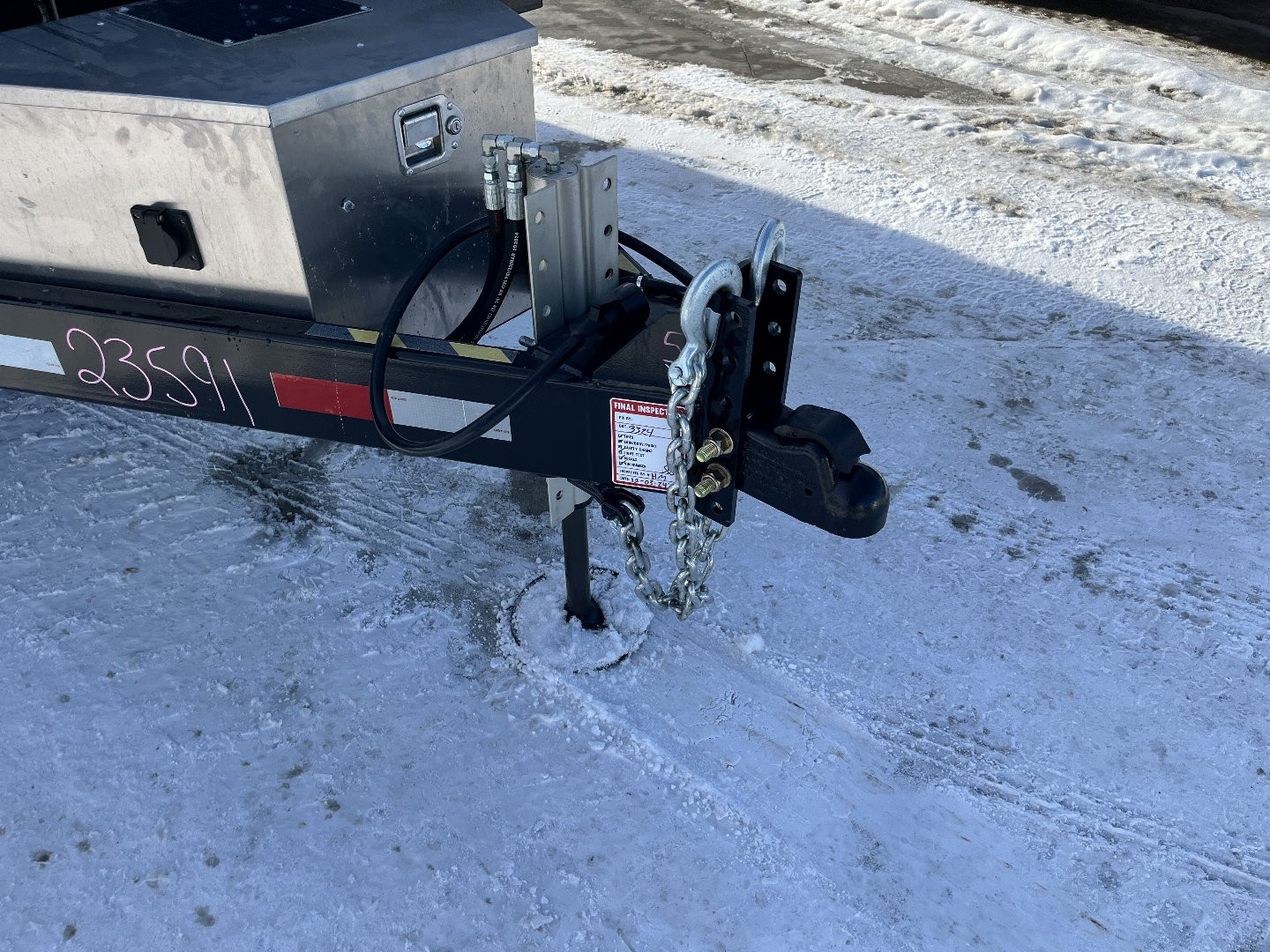 New NEW 2025 Southland 14ft HYDRUALIC JACK Low Profile Dump Trailer 2-7000 lb axles =14K with Ramps