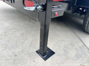 New NEW 2025 Southland 14ft HYDRUALIC JACK Low Profile Dump Trailer 2-7000 lb axles =14K with Ramps