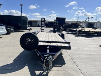 New 2025 Southland 20’ Flatbed 2-7000lb axles =14K Dovetail Trailer Fold Up Ramps