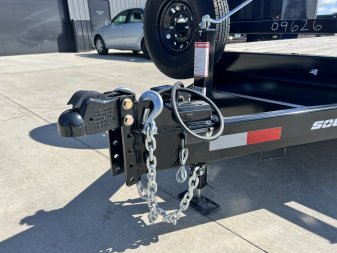 New 2025 Southland 20’ Flatbed 2-7000lb axles =14K Dovetail Trailer Fold Up Ramps